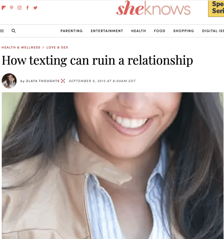 how texting can ruin a relationship